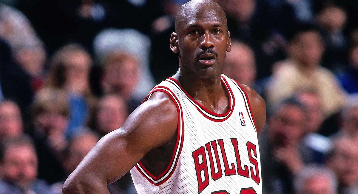 Imperfectie concept: Michael Jordan begrijpt ‘t