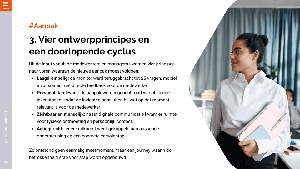 Vattenfall's aanpak